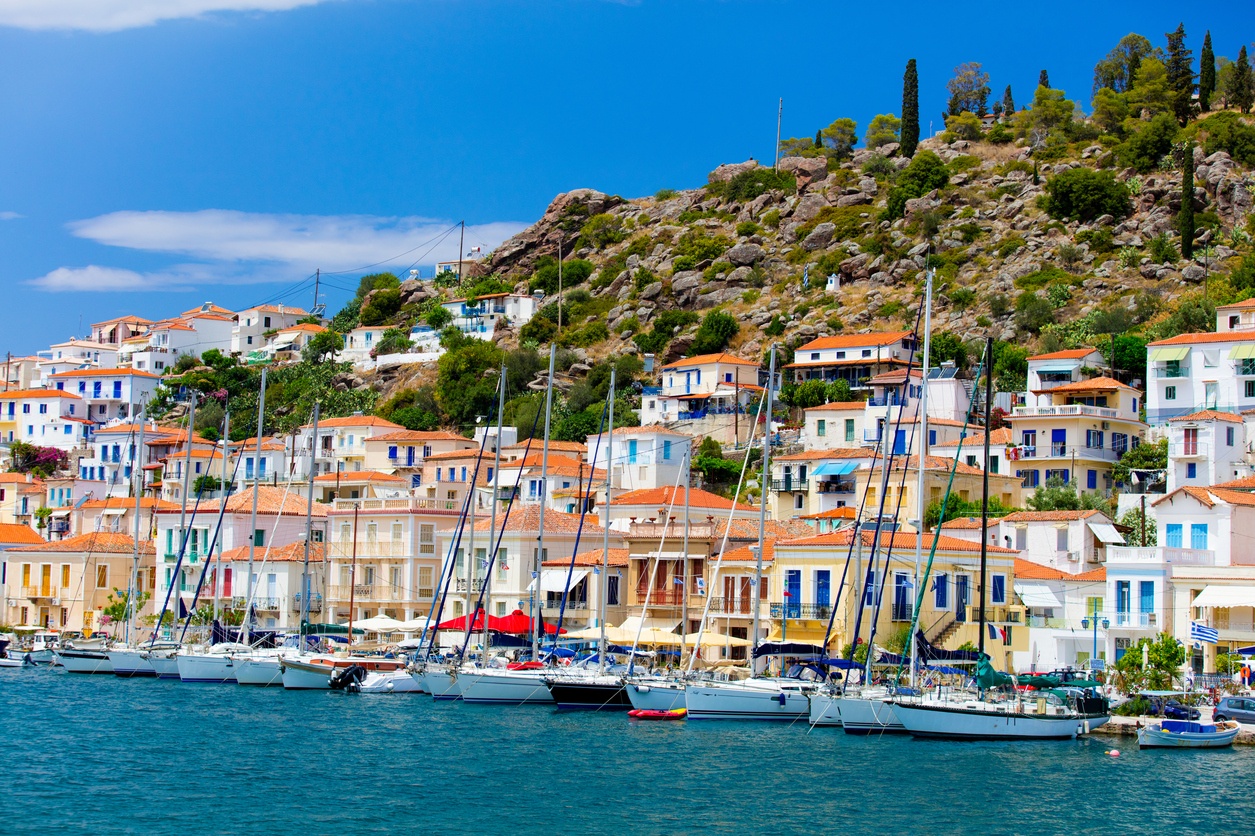 poros island - greece - town