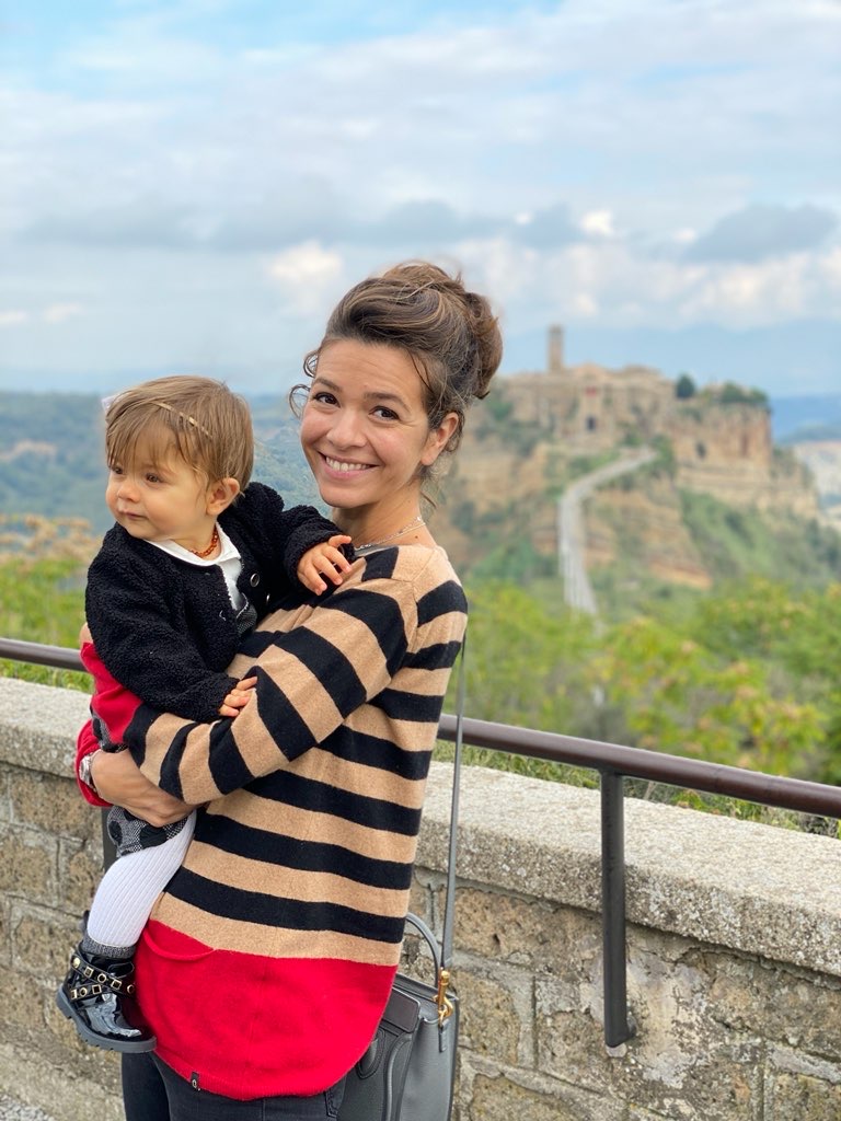 Travel Specialist Christine and her daughter Lilia in Tuscany